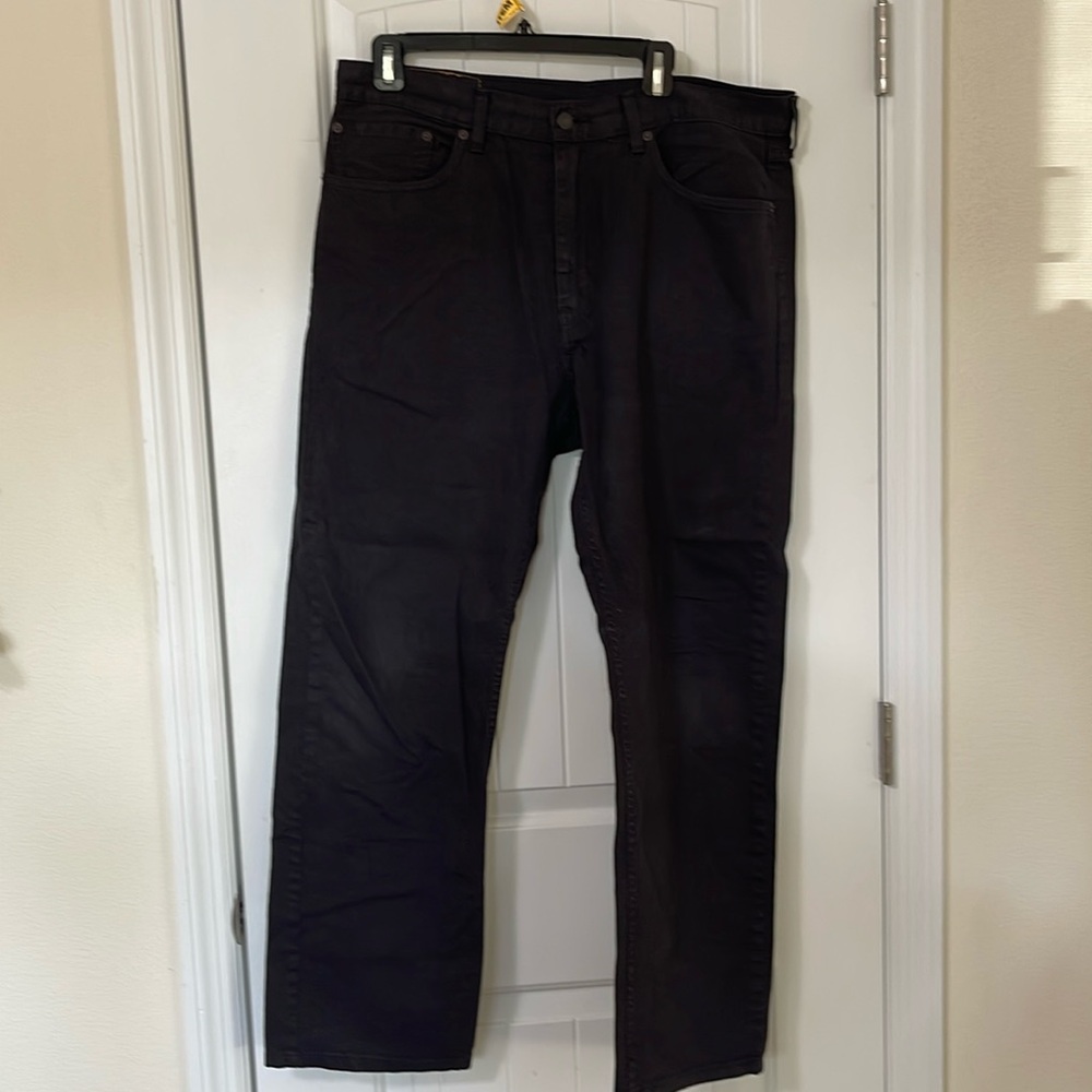 Levi Black 505 W 36 L 30 Jeans.